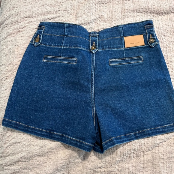 Dear John Dark Blue Jean Shorts - Picture 6 of 7